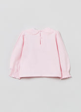 Ovs Long-Sleeved T-Shirt In Broderie Anglaise